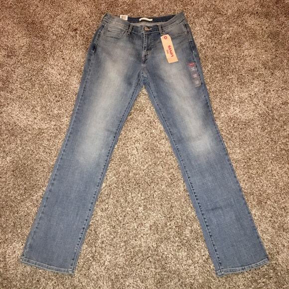 Levi's Denim - New! Levi’s 505 Straight Mid Rise Jeans Sz 12L